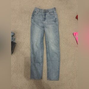 American Eagle Outfitters Light Blue Straight Leg Jeans